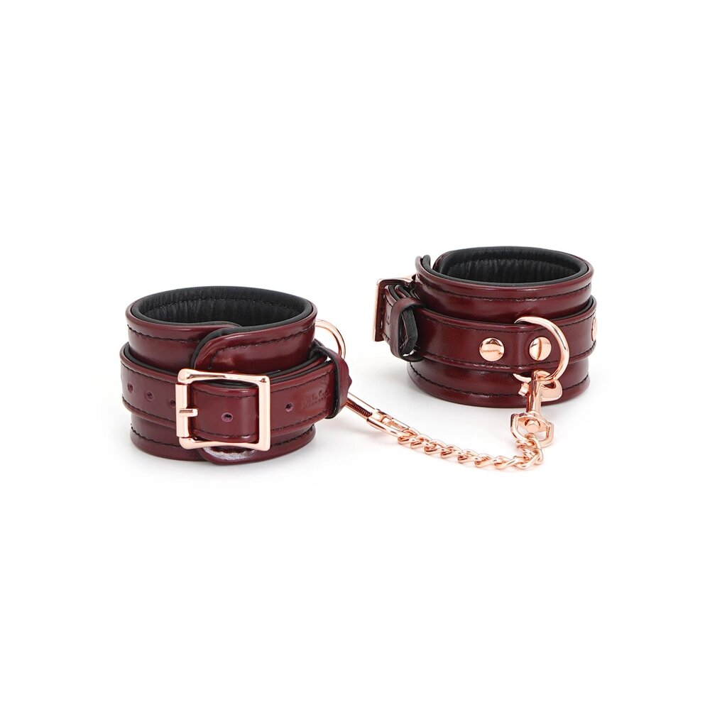 Наручники Liebe Seele Wine Red Wirst Cuffs від компанії Інтернет магазин Персик - фото 1