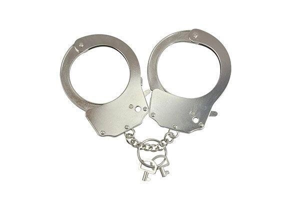 Наручники металеві Adrien Lastic Handcuffs Metallic від компанії Інтернет магазин Персик - фото 1