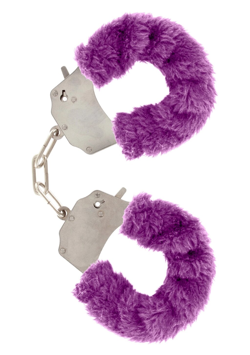 Наручники з хутром Toy Joy фіолетові від компанії Інтернет магазин Персик - фото 1