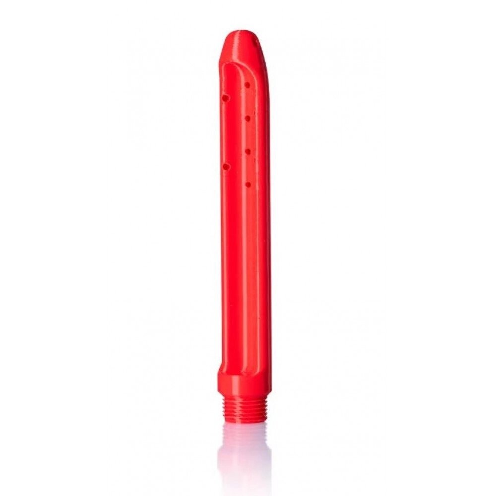 Насадка для анального душу червона XTRM O Clean,, 17.5 х 2.5 см від компанії Інтернет магазин Персик - фото 1