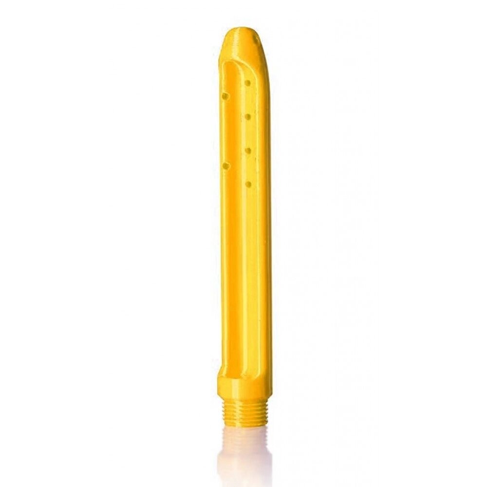 Насадка для анального душу XTRM O Clean, жовта, 17.5 х 2.5 см від компанії Інтернет магазин Персик - фото 1