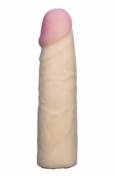 Насадка для страпона тілесна EGZO Ciberskin NSTR06 (18 см х 4,2 см) від компанії Інтернет магазин Персик - фото 1