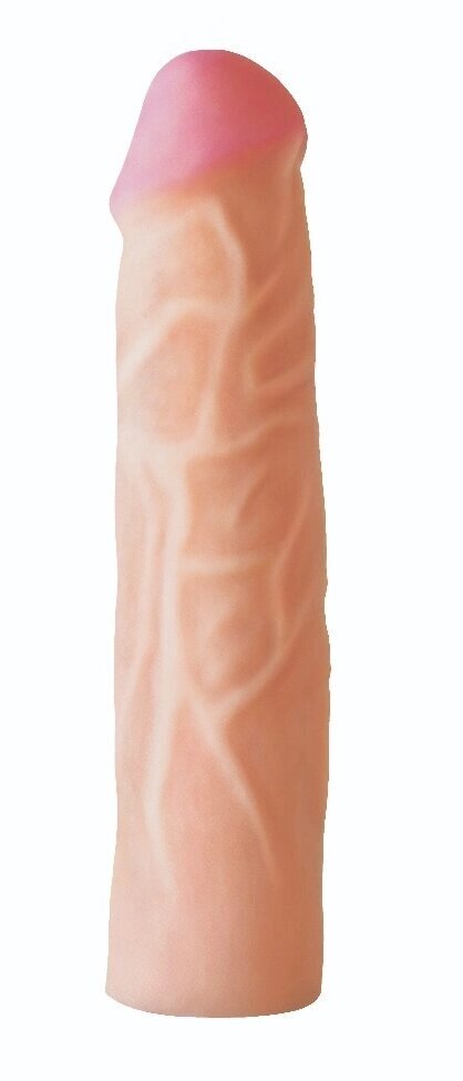 Насадка для страпона тілесна EGZO Ciberskin NSTR09 (21 см х 4,7 см) від компанії Інтернет магазин Персик - фото 1