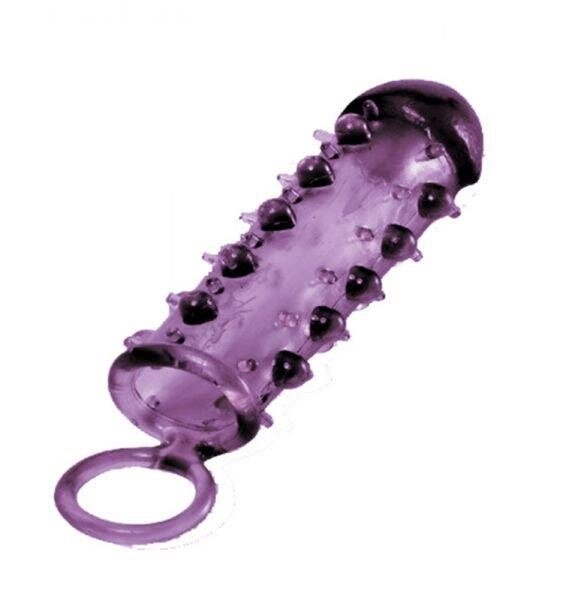 Насадка SAMURAI PENIS SLEEVE, PURPLE від компанії Інтернет магазин Персик - фото 1