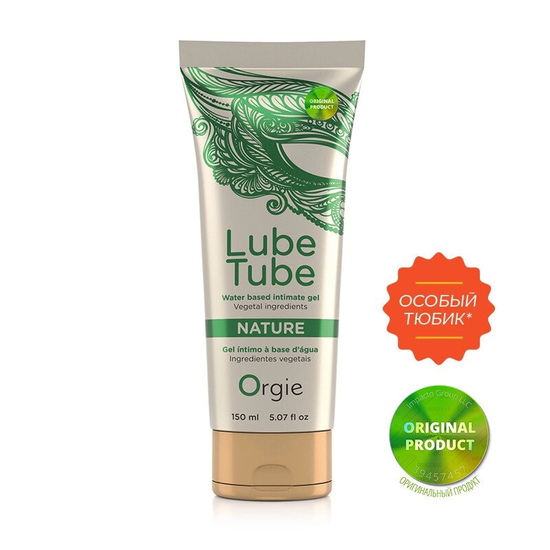 Натуральний лубрикант на водній основі "Lube Tube Nature" Orgie від компанії Інтернет магазин Персик - фото 1