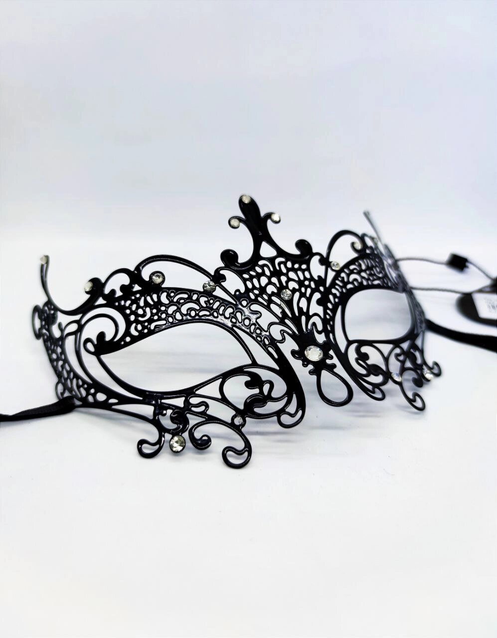 Очна маска металева чорна маска від компанії Інтернет магазин Персик - фото 1