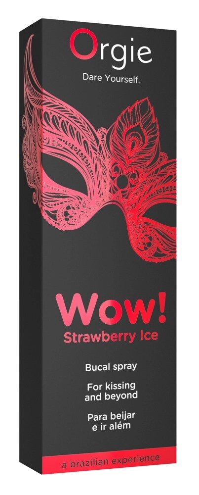 Охолоджуючий спрей Wow Strawberry 10 мл від компанії Інтернет магазин Персик - фото 1