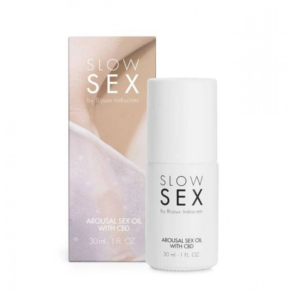Олія для еротичного масажу CBD Slow Sex Bijoux Indiscrets, 30 мл від компанії Інтернет магазин Персик - фото 1