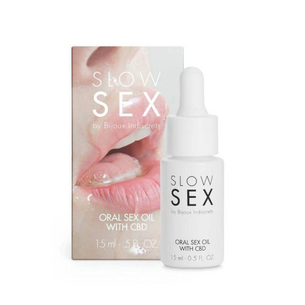 Олія для орального сексу CDB Slow Sex Bijoux Indiscrets 15 мл від компанії Інтернет магазин Персик - фото 1