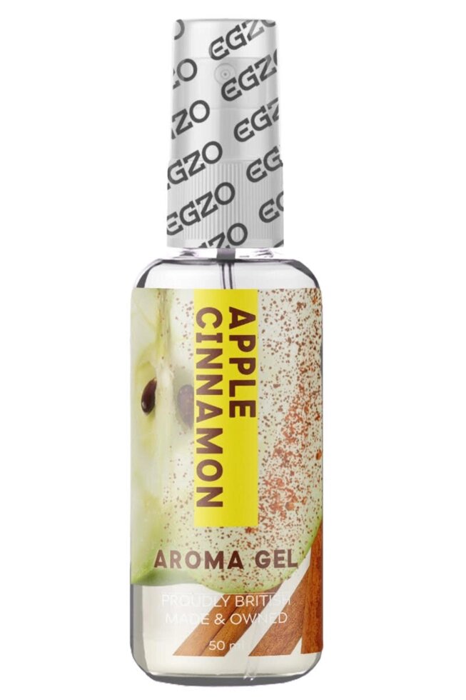 Оральний гель-лубрикант EGZO AROMA GEL - Apple Cinnamon, 50 мл від компанії Інтернет магазин Персик - фото 1