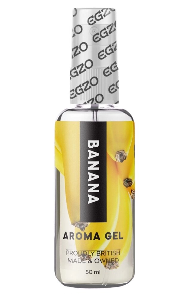 Оральний гель-лубрикант EGZO AROMA GEL - Banana, 50 мл від компанії Інтернет магазин Персик - фото 1
