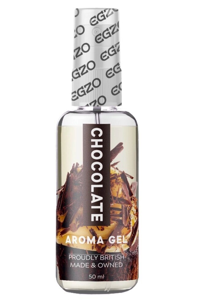 Оральний гель-лубрикант EGZO AROMA GEL - Chocolate, 50 мл від компанії Інтернет магазин Персик - фото 1
