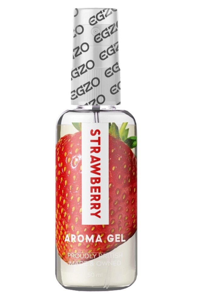 Оральний гель-лубрикант EGZO AROMA GEL - Strawberry, 50 мл від компанії Інтернет магазин Персик - фото 1