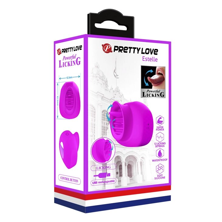 Оральний вібростимулятор ESTELLE (фіолетовий) від компанії Інтернет магазин Персик - фото 1