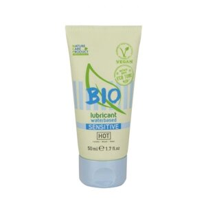 Органічний лубрикант на водній основі Hot Bio Lube Sensitive, 50 мл