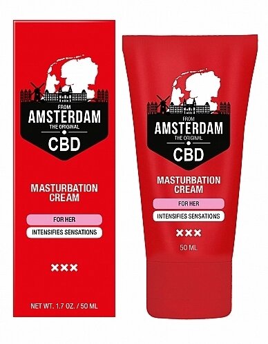 Оригінальний CBD з Амстердама жіночого стимулюючого крему - мастурбаційний крем для неї, 50 мл від компанії Інтернет магазин Персик - фото 1