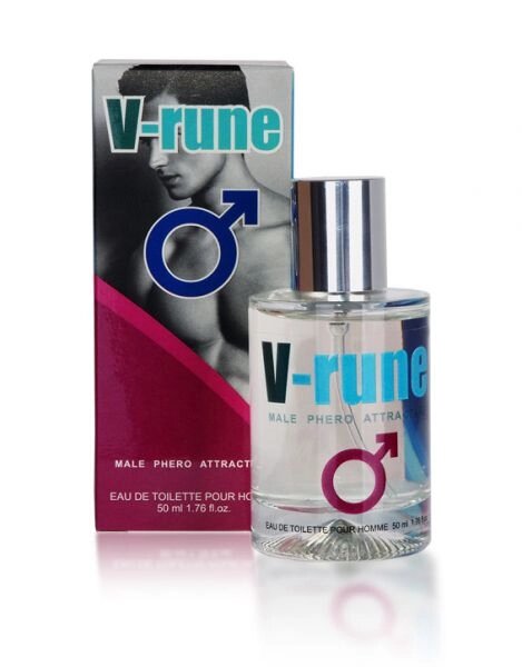 Парфум з феромоновими чоловіками V-rune Male Phero Attartant, 50 мл від компанії Інтернет магазин Персик - фото 1