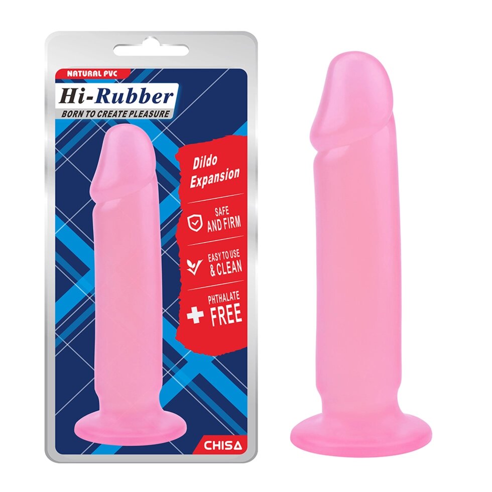 Phalloimitator Chisa Hi-Rubber Born to Create Pleasure Pink від компанії Інтернет магазин Персик - фото 1