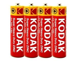 Батарейка сольова Kodak Super Heavy Duty R6 AA ( 4 шт )