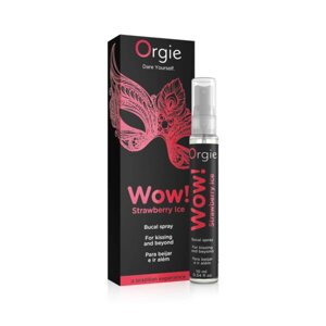 Розпилення для орального сексу "WOW" STRAWBERRY ICE, 10ml Orgie}}