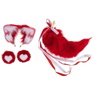 Анальна пробка із хвостом лисиці LOCKINK SEVANDA Red Vixen Set with Pear-shape Plug в Дніпропетровській області от компании Интернет магазин Персик