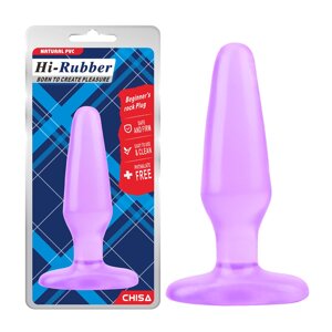 Анальна пробка Hi-Rubber Purple Chisa