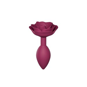 Anal Plug Love To Love OPEN ROSES M SIZE - PLUM STAR