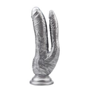 Подвійний фаллоімітатор Chisa Dark Muscle 8.0 Dildo-Silver} в Дніпропетровській області от компании Интернет магазин Персик