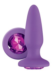 Анальна пробка із кристалом NS Novelties Glams Purple Gem, фіолетовий в Дніпропетровській області от компании Интернет магазин Персик