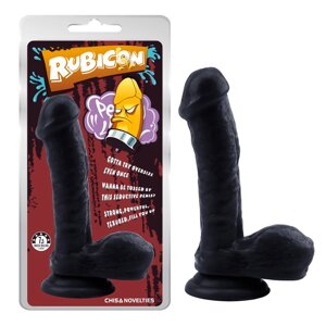 Фалоімітатор із присоскою Chisa Rubicon Gentle Black Penis, чорний в Дніпропетровській області от компании Интернет магазин Персик