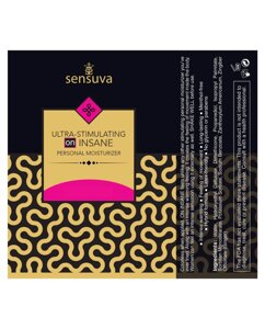 Пробник стимулирующей смазки Sensuva - Ultra-Stimulating On Insane (6 мл)