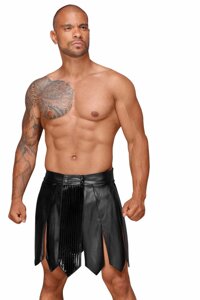 Чоловіча спідниця гладіатора Noir Handmade H053 Eco leather men's gladiator skirt - L в Дніпропетровській області от компании Интернет магазин Персик