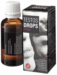 Збуджуючі краплі для чоловіків Testos Drops (15 ml) в Дніпропетровській області от компании Интернет магазин Персик