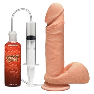 Кінчаючий фалоімітатор Doc Johnson The D ULTRASKYN Perfect D Squirting - 7 Inch