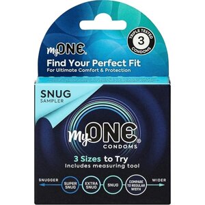 Набір презервативів із 3-х розмірів MyONE Snug Sampler, прозорий в Дніпропетровській області от компании Интернет магазин Персик