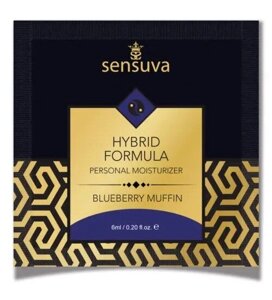 Щільна мастила Sensuva - Ultra-Thick Hybrid Formula Blueberry Muffin (6 мл)