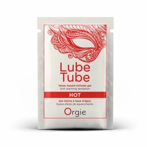 ПРОБНИК Согревающая смазка для секса "LUBE TUBE HOT" Orgie 2 мл