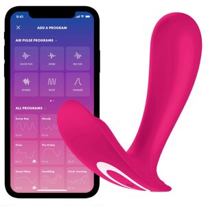 Смарт-вібратор трусики з двома моторами Satisfyer Top Secret для точки G і клітора, рожевий в Дніпропетровській області от компании Интернет магазин Персик