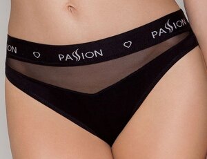 Трусики з прозорою вставкою Passion PS006 PANTIES black, size L в Дніпропетровській області от компании Интернет магазин Персик