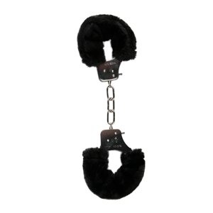 Наручники EASYTOYS Furry Handcuffs - Black