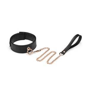 Нашийник з повідцем Liebe Seele Black Organosilicon Collar with Leash в Дніпропетровській області от компании Интернет магазин Персик