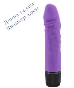 Силіконовий вібратор Realistic Lover Vibrator - 14,5 на 3 в Дніпропетровській області от компании Интернет магазин Персик