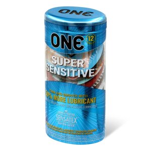 Набір ультратонких гладких презервативів ONE Super Sensitive (ціна за упаковку 12 шт) в Дніпропетровській області от компании Интернет магазин Персик