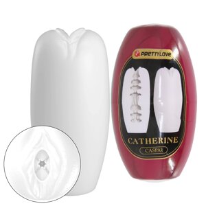 Мастурбатор яйце Pretty Love CATHERINE - Caspar White, BI-014832-4-2