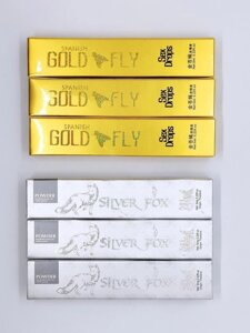 Сільвер фокс жіночий збудник плюс Шпанская мушка (Spanish Gold Fly + Silver Fox) 3 + 3 штук