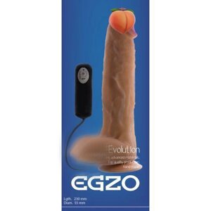 Вібратор великий на присоску EGZO 23см 5,5 см