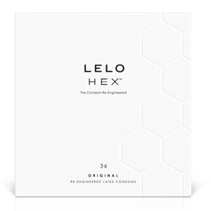 Презервативи LELO HEX Condoms Original 36 Pack (м'ята упаковка !!!)