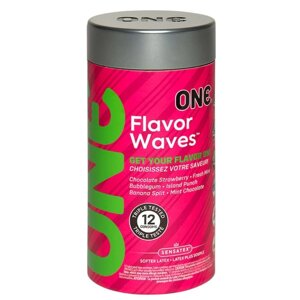 Набір презервативів із різними смаками ONE Flavor Waves (ціна за упаковку 12 шт) в Дніпропетровській області от компании Интернет магазин Персик