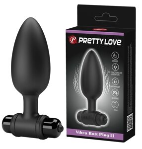 Анальний стимулятор з вібрацією Pretty Love Vibra Butt Plug II