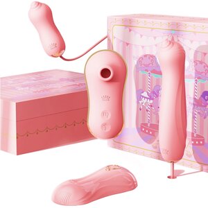 Набор секс игрушек Zalo UNICORN Vibratrion & Thrusting Set - PINK